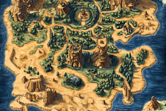 create a custom fantasy map