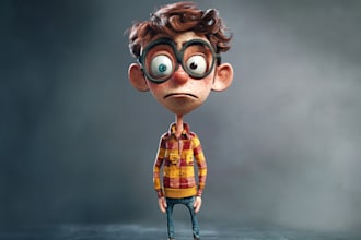 draw any object as a cartoon character