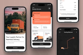 build logistics app, dispatch rider app, cargo truck courier delivery app
