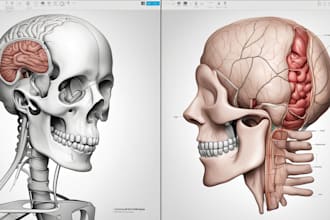 design scientific, medical, educational illustration for you