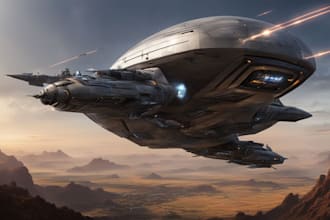 draw you sci fi and spaceship design for you