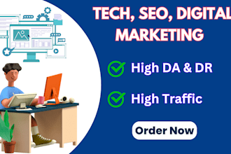 publish a guest post on tech SEO and digital marketing blogs