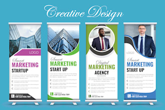 create eye catching roll up banners for your event