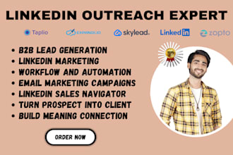 do b2b linkedin outreach with dripify, expandio, taplio, zopto, and skylead
