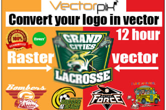 convert your any logo into vector format ASAP
