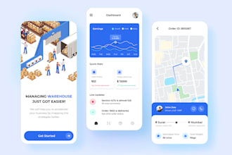 code secure warehouse app, freight management, logistics, courier management app