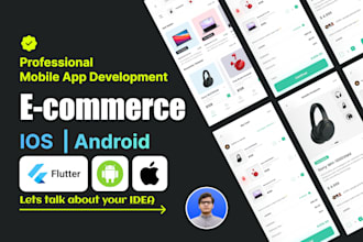 develop ecommerce, food delivery and donation mobile apps