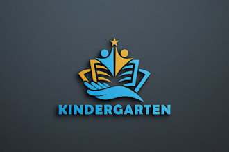 do educational logo for daycare, school, college, university, academy