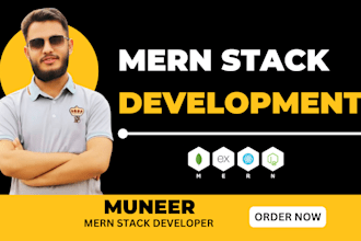 be full stack web developer as a mern stack developer