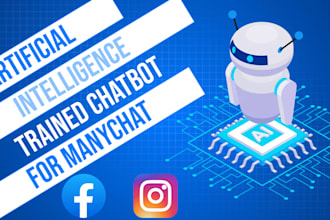 develop a custom ai chatbot for website, manychat chatbot botpress telegram bot
