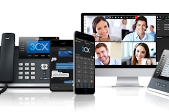create responsive 3cx cfd voip call flow app