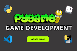 develop entertaining 2d game using pygame