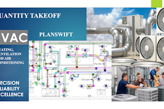 do detailed hvac takeoff and cost estimation using planswift