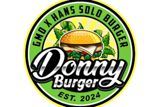 design excellent burger logo