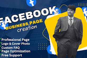 create and setup your facebook page and other social media