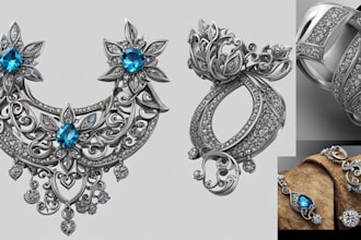 do a quick jewelry sketch design your concept