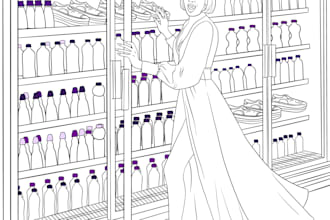 draw simple line art