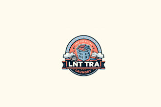 design inventive laundry service logo