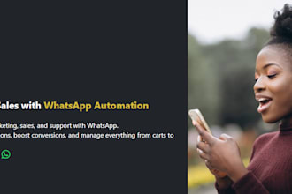 set up your whatsapp business API setup and help build chatbots