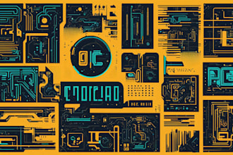 design typeface or typography cyberpunk, futuristic logo