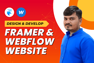 design professional framer website with responsive