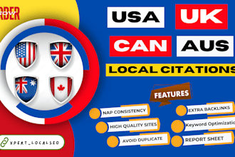do best local citations for local business SEO USA, UK, canada, australia