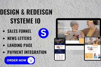 design systeme io sales funnel gohighlevel landing page leadpages click funnel