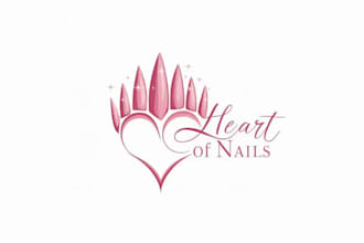 design professional nail technician logo