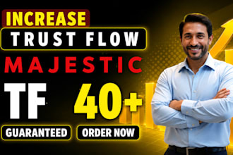 increase your website trust flow tf 40 plus