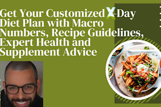 create a personalized diet plan suited to your goals
