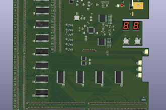 develop embedded systems with pcb design, stm32, arduino,esp32