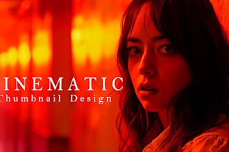 create cinematic and attractive thumbnail designs