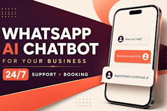 build a whatsapp chatbot for fast customer support and appointment booking