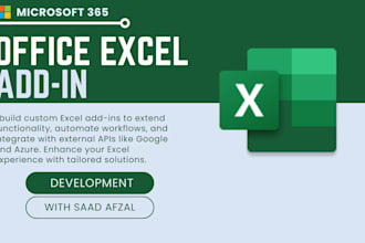 develop custom office addins for excel automation