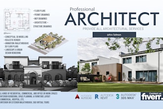 draft architectural, mep and construction drawings for city permit
