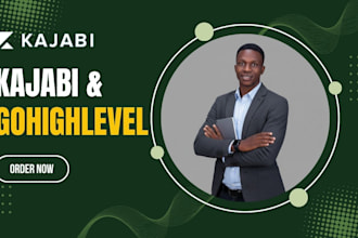 do kajabi website design, kajabi online course, kajabi landing page and kajabi