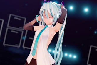 create edit fix or rigging any 3d model including mmd vrchat booth  sfm model