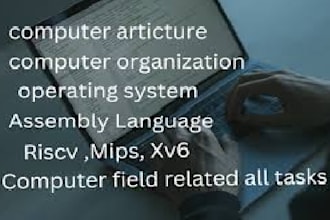 do computer architecture, organization, operating system, x86, cpp, mips, risc v
