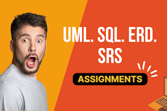 do your uml diagrams, srs, erd, sql database projects
