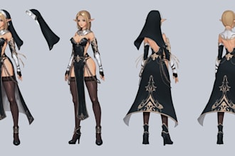 3d model and port your 3d character player model for gmod mmd sfm vrchat booth