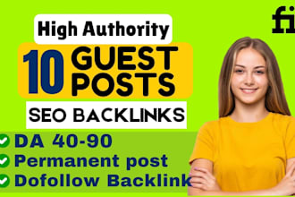 publish guest post with dofollow backlinks building for you