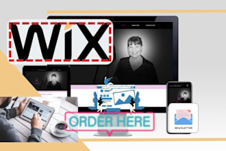 redesign wix website, wix website design, online store business, ecommerce store