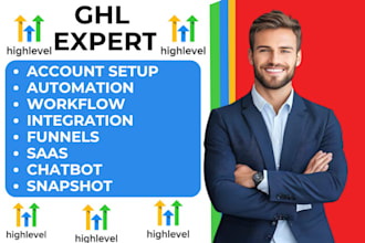 setup gohighlevel automation gohighlevel workflow funnel saas chatbot snapshot