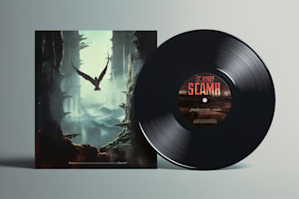 design a professional album, single cover, or mixtape