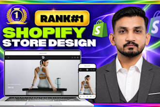 design a shopify store, build a shopify website, or create a dropshipping store