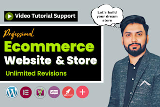 develop, design and kickstart your ecommerce woocommerce website