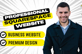 build squarespace website landing page design development redesign squarespace