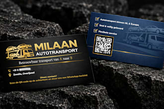 do professional minimalist luxury business card design, visiting card design