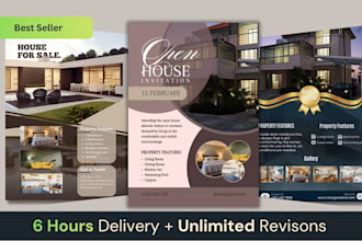 design commercial real estate flyers in 6 hrs