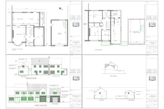 draft architectural plans in autocad, draftsman 2d autocad drawings